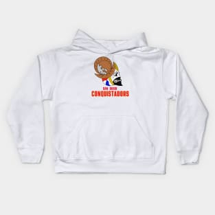 Defunct San Diego Conquistadors ABA Basketball 1975 Kids Hoodie